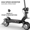 Magazzino USA X-Tron X20Pro Potente scooter elettrico 70 km / h Scooter elettrico pieghevole 25,6 Ah Batteria 60 V 3200 W Scooter per adulti a doppio motore