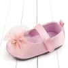 Baby Shoes Newborn Toddler Infant Baby Girls heart-shaped Bow-knot Shoes Soft Sole Anti-slip Baby First Walker For 0-18Months