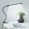 Lampes de table Clip-on LED Lampe 360 ° Flexible Col de Cygne Lumière Protection Des Yeux Bureau Chaud/Blanc Lumières Gradation En Continu Intérieur