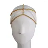 Pinces à cheveux élégant strass multi-couche mariée mariage chaîne bandeau pour femmes luxe cristal tête casque bijoux