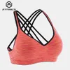 Bras Antraco Women Sports Bra Médio Impressão Floral Backcross BRA Running Orgã Bra Underwear Fitness Sport Top J230529