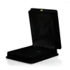 Jewelry Pouches Handy Velvet Necklace Gift Display Box Ring Bracelet Storage Case Black