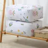 Förvaringspåsar minimalistiska peva dragkedja quiltpåse kubkläder arrangör hushåll dammsäker familj sovsal rörelse