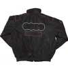 2023 F1 Хлопковая куртка с вышивкой Формула 1 Повседневная мужская ветрозащитная куртка на молнии Мотоциклетная ветровка Уличная теплая винтажная куртка