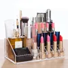 Opslagboxen UP Lipstick Transparant Make Cases Borstel Organisator Cosmetische lade Desktop sieraden Make -uphouder Acrylbox