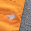 RHUDE Cordon Shorts Meilleure Qualité Arrivée Coton Noir Orange Badge Hommes Femmes Respirant Broderie Lettre Pantalon Lâche