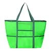 Other Bags 9 Pockets Large Beach Bag For Towels Mesh Durable Picnic Bags For Toys Waterproof Underwear Pocket Beach Tote Bag Summer