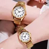 Moda donna lusso orologio coppia quarzo e fascia elastica orologio regalo quotidiano G230529