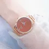 Starry Sky Luxury Brand Rose Gold Quartz Women's Wristband Stainless Steel Reloj Muji Good 2019 G230529