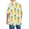 Camisas casuais masculinas 2023 Mango Mango Summer 3D Splicing Print Hawaiian Shirt Harajuku Button pesco