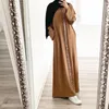 Ubranie etniczne Abaya dla kobiet malezyjska muzułmańska sukienka Suknia Snik sekina cekinowa islamska szata Ramadan