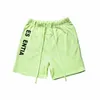 23S Heren Shorts Designer Shorts Rhude Shorts Pure Cotton Ademende trend veelzijdige zomer Nieuwe High Street Sports Letter Print unisex kleding