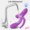 Massager 3 in Zuigen Vibrator voor Vrouwen Clitoris G-spot Stimulator Tong Likken Vrouwelijke Masturbator Volwassenen Koppels Spel