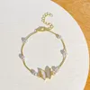 Bedelarmbanden trendy parels vlinderarmband voor vrouwen schattig zirkoon geluk vriendschap diy sieraden slijtage cadeaus 2023