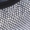 Nylon Hobo Designer Unterarmtasche Blingbling funkelnde Perlen Strass unter Nachtlicht Mode Schultertaschen Damen Handtasche Luxus Hobos Geldbörse Abendtaschen