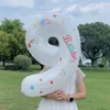 32 inch doe -het -zelf witte digitale aluminium filmballon voor kinderfeestjes in de verjaardagsfeestje, foto nemen en rekwisieten