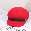 Beanieskull Caps Boina de Color Sombrero Arttera Vintage Pintor Octogonal E Invierno Fashion 230529