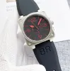 Najwyższej jakości zegarek na rękę zegarek zegarek automatyczny zegarek mechaniczny Brand Brand Watch Watch Black Rubber Pasp Man Watches Ross Na rękę