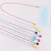 Chains Face Mask Anti-lost Chain Smiling Flower Lanyard Necklace Strap For Women Long Holder Glasses Neck