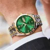 Luxury Brand Lumious Hands Gold Green Watch Waterproof Sports Men's Logo Masculino 2022 G230529