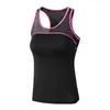 Женская футболка 2023 Новая женская спортивная одежда жилеты с фитнеса-воздушной тренажерой для тренировок для сексуальной спортивной футболки Женщины бегут рубашка XXL Sport Top J2305