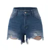 Shorts kvinnors plus size sommar korta arbetskläder denim shorts kvinnors lösa jeans p230530 bra
