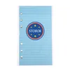 Confezione regalo Carta colorata Note Book Inserts Pocket Fogli sciolti Ricariche Fillers