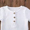 Clothing Sets Baby Clothes Set Summer Casual Tops Shorts For Boys Girls Unisex Toddlers Pieces Kids Linen