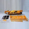 Electric RC Car 2023 1 50 Scale Model Diecast Machinery XCMG 230 Truck Crane Roop Replica Gold Colore 2 Cabs Open 5 оси 230529