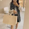 Boodschappentassen handtas dames 2023 grote capaciteit open mode vilt designer tote geweven tas shop online china