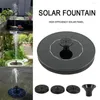 Decorazioni da giardino Mini fontana a energia solare Piscina Stagno Pannello Decorazione galleggiante Goccia della pompa dell'acqua