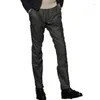 Men's Pants Men's Suit Spring And Autumn Mature Business Dark Grey British Slim Large Size Trousers