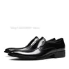 Hommes italiens classiques mocassins chaussures noir marron en cuir véritable bureau chaussures habillées bout pointu sans lacet mode Oxford chaussures hommes