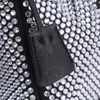 Nylon Hobo Designer Unterarmtasche Blingbling funkelnde Perlen Strass unter Nachtlicht Mode Schultertaschen Damen Handtasche Luxus Hobos Geldbörse Abendtaschen