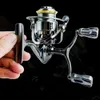 Accessories GHOTA Metal Bait GEF2000S/3000S Series Gear Rotating Shallow Line Cup Mini Fishing Wheel with a maximum drag capacity of 8KG P230529