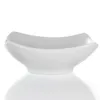 Hayes 16 Piece Square Porcelain Dinnerware Set in White