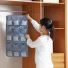 Aufbewahrungstaschen, doppelseitige 3D-Unterwäsche, Socken, Hängetasche, Wandmontage, Kleiderschrank, Schlafsaal, Schrank-Organizer, Heimdekoration