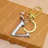 Designer Keychains Luxury Brand Lanyards Fashion Women Bag Charm Men Auto Key Chain Classic Letter Beyring Lover Keychain