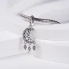 Pour les breloques pandora perles en argent sterling femmes sirène plage flamant rose pendentif