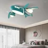 Ceiling Lights Air Plane LED Lamp For Study Room Kitchen Kids Baby Boy Child Home Decor Indoor Lighting Lustre Fixtures