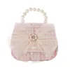 Sacs à main enfants sacs à main et sacs à main en lin filles mignonnes princesse Mini sac à bandoulière Bowknot enfant en bas âge fête perle fourre-tout sacs à main cadeau 230530