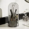 Förvaringslådor Makeup Brush Holder Organizer 360 ° Roterande för kosmetika Organiser Skönhetsbord Bord sovrum och badrum