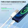 ESEEKGO 6A Super Fast 100W USB Tipo C Cable de datos de carga 1M 3FT Android Cable de carga rápida Líneas de adaptador de cargador para Huawei Xiaomi Samsung
