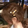 他のシミュレートされた真珠の髪の女性バレット樹脂ガールズヘッドジュエリーのためのゴールドヘアグリップクリップヘッドピース