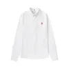 mens shirt Classic polo shirts AM Matching paris fashion Love Embroidery Macaron Color long shirt