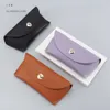 Солнцезащитные очки пакеты с новыми стаканами мешок Litchi Grain Leather Case Purple Nude Pin