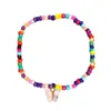 Tornilhas da pulseira Bracelete de liga boêmia Design de tornozelo bead praia Mulheres fofas coloridas por atacado