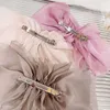 Altri grandi fiocchi per capelli Chiffon Tinta unita Grandi forcine per capelli Bowknot Morsetto a molla Clip per copricapo moda donna Nuovo 2023