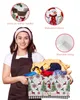 Koszyk świąteczny Snowman Snowflake Elk Waterproof pralnia kosz Składanie odzieży Kosz dziecięcy zabawki organizator wiadra