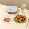Tallrikar hushåll middag bordsformat rätter söt björnformad godisplatta för kakfack kök leveranser tillbehör